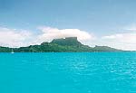 Bora Bora enroute to our favorite anchorage (John Beck).